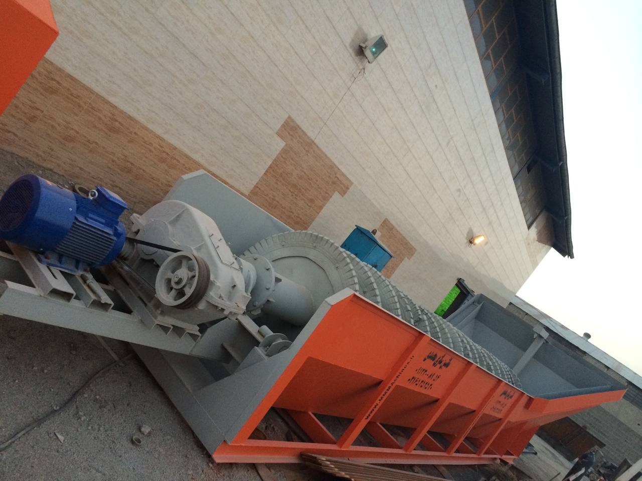 دستگاه ماسه شوی تک حلزونی